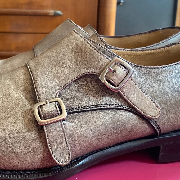 Devon shoes, Italian shoes , size 10(eu 43). grey color - Picture 3 of 5